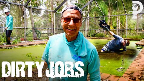 Mike Rowe Scrubs the Filthiest Pool in Florida Dirty Jobs