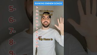 Ranking Eminem Songs! #EdoubleDie #Eminem #rap