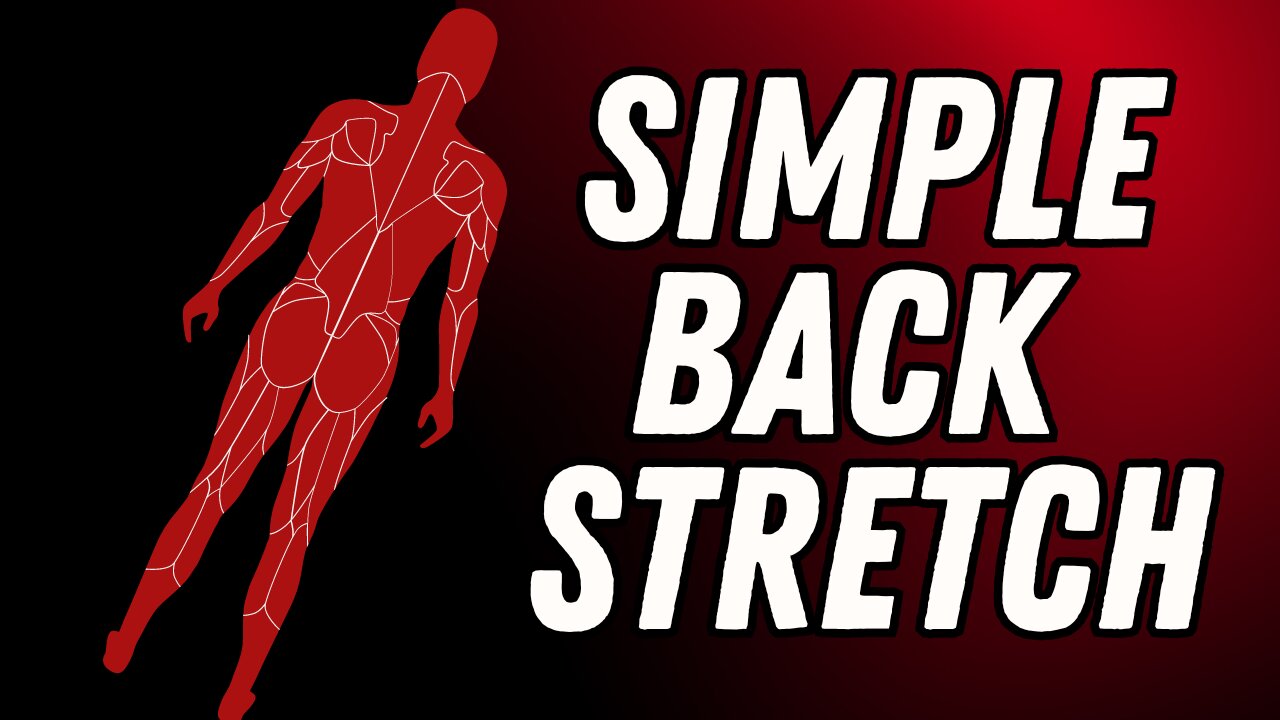 Stretch Out Your Back & Legs Anywhere Simple Wall Stretch