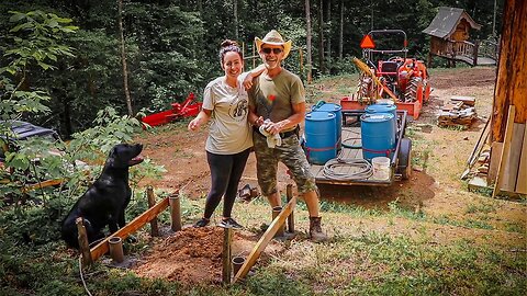 NEW SMOKEHOUSE BUILD & SOLAR ARRAY FOR OFF GRID BATTERIES