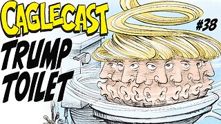 Trump Toilet! All the BEST Political Cartoons about Trump and toilets! Caglecast!