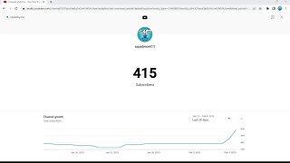 My Subscriber Count (its boring so don't watch)
