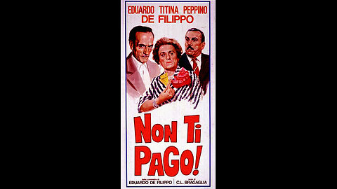 #1940 “NON TI PAGO!”😄😄😄 con Edoardo, Titina e Peppino DE FILIPPO, Regia di Carlo Ludovico BRAGAGLIA😇💖🙏 - #UN ALTRO FILM CHE AIUTA A RIPULIRE GLI OCCHI E IL CUORE...💖 -