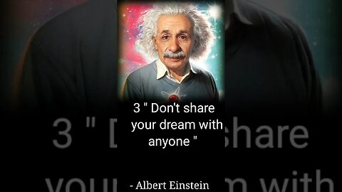 Never share 5 things with anyone Albert Einstein |Natural Philosophy|