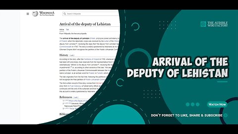The arrival of the deputy of Lehistan in an urban legend in Poland, in accordance to which,