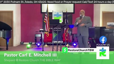 “Corruption & Destruction" The message with Pastor Carl E. Mitchell III Feb 12th, 2023 RE-AIR