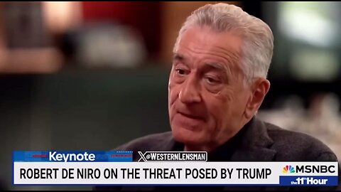 Robert De Niro Compares Trump To Hitler