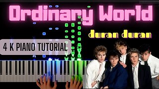 Ordinary World - Duran Duran - Piano Tutorial #pianotutorial #duranduran #ordinaryworld