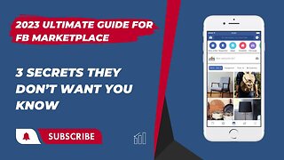 How to Sell of Facebook Marketplace 2023 ULTIMATE GUIDE | 3 SECRET TIPS