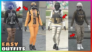 Top 4 Easy To Make Female Tryhard Outfits Using Clothing Glitches #6 (GTA Online)