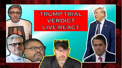 Trump Found Guilty- Live React