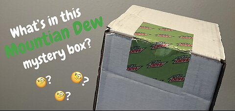 What’s in this Mountain Dew mystery box?!