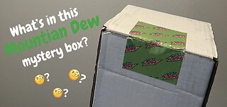 What’s in this Mountain Dew mystery box?!