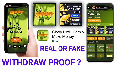 Givvy Bird Cash Out Proof | Givvy Bird App Review | Givvy Bird App | Givvy Bird Earn & Make Money