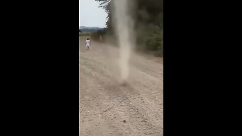 Dog stops tornado from forming