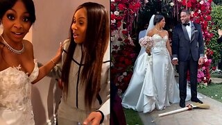 Deborah Cox Crashes Bresha Webb's Wedding & Serenades Her Before The Ceremony! 🗣
