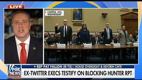 Rep Pat Fallon: Twitter Altered The 2020 Election