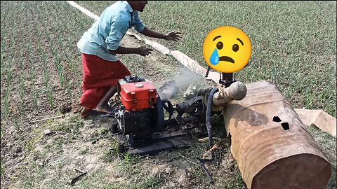 Horrible moment at water pump motor starting