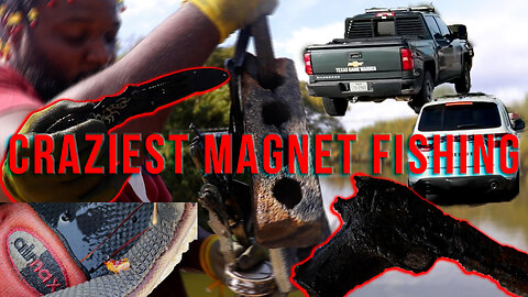MUST WATCH!!!! THE CRAZIEST MAGNET FISHING VIDEO EVER RECORDED......