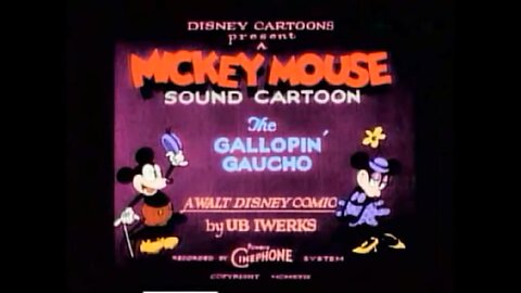 Mickey Mouse - The Gallopin' Gaucho (1929)