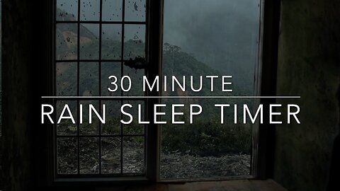 30 Minute White Noise Rain Sleep Timer - Rain Sounds For Sleep, Workout, Yoga, Meditation