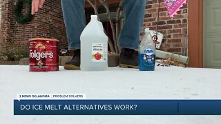 Do ice melt alternatives work?