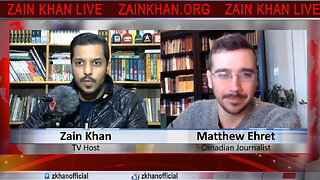 Zain Khan Live- UFO Phenomenon is a CIA Psyop claims Journalist Matthew Ehret