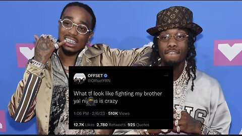 OffSet Calls 🧢 On Quavo PUNCHING Him At Grammys “TF I LOOK FIGHTING MY BROTHER”