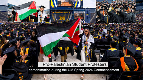 University of Michigan Graduates Stage Pro-Palestine Protest