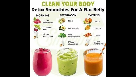 Detox smoothies for a flat belly