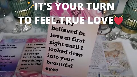 💗SPARKS ARE FLYING🥳🪄IT'S YOUR TURN TO FEEL TRUE LOVE💓 COLLECTIVE LOVE TAROT READING 💓✨
