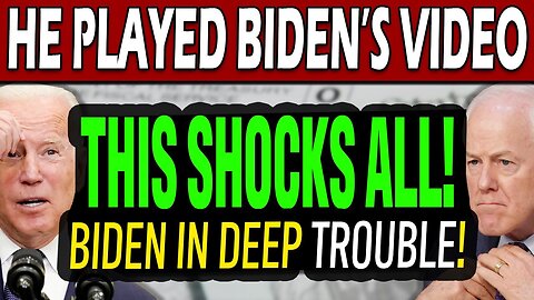 John Cornyn Plays Shocking Video Of Biden - Clarence Thomas! 'Searing' Memory Unleashed!