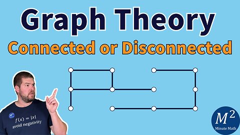 What makes a Graph Connected or Disconnected in Graph Theory? | Graph Theory Basics
