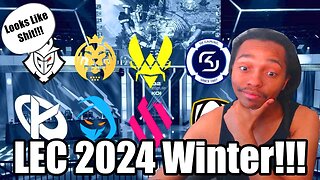 *My* LEC 2024 Winter Split Team Tier List | Can Any Of These Teams Can Challenge G2 Esports!!!