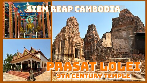 Prasat Lolei ប្រាសាទ​លលៃ - 9th Century Temple - Siem Reap Cambodia 2024