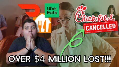 ChickFilA EXPOSED for Inflating Prices for Delivery and Loses Millions! Doordash UberEats Grubhub