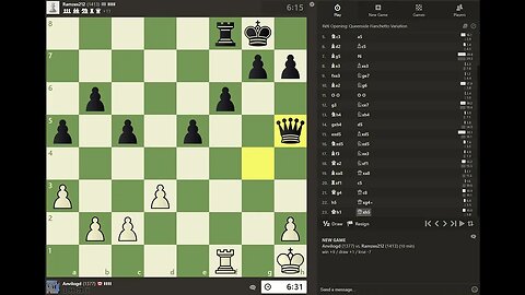 Daily Chess play - 1386 - Played well but had a big blunder on first game