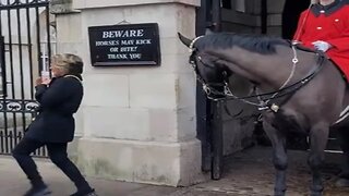 Jump and run #horseguardsparade