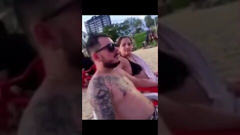 Will he GET AWAY with it?! #nonsense #zoobox #beach #dadbod #babes #why #lord