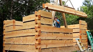 Round 6, Dovetail Log Cabin Build (Ep 27)