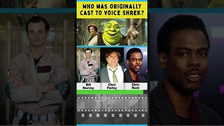 Who was originally cast to voice Shrek? #shorts #trivia #movies #shrek
