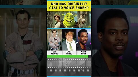 Who was originally cast to voice Shrek? #shorts #trivia #movies #shrek