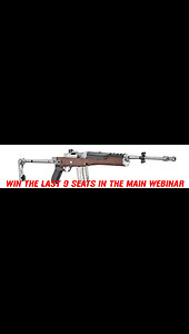 RUGER MINI-14 MINI #4 FOR THE LAST 9 SEATS IN THE MAIN WEBINAR