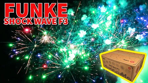 The AMAZING Funke Shock Wave F3 cake - Fireworks #shorts