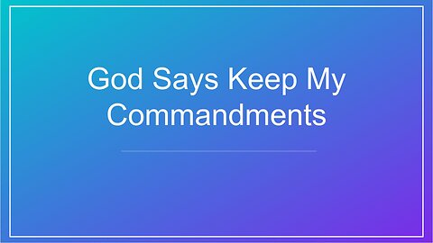 10 Commandments are the Ten Commandments required today