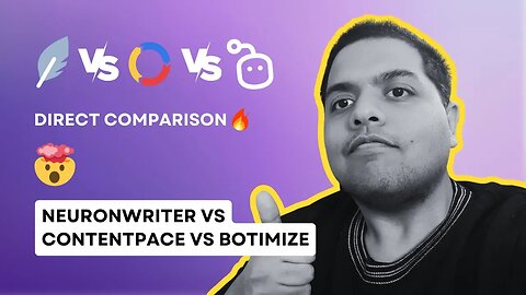 ContentPace VS Neuronwriter VS Botimize | Direct Comparison | Best SEO Optimization Tools 🔥