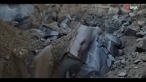 Fenda formada após terremotos na Turquia é filmada