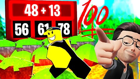 Roblox Math Obby *Not As Easy As It Sounds* | #addition