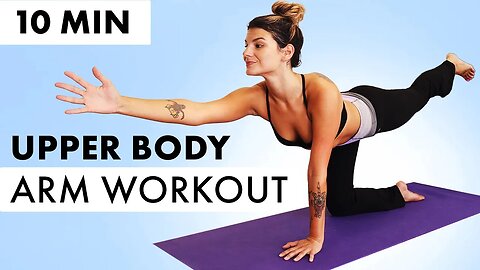 10 Minute Upper Body Yoga Flow Routine, Arm Focus for Building Strength & Stability | Beginners