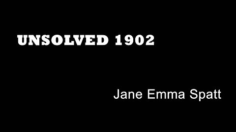 Unsolved 1902 - Jane Spatt - Exeter True Crime - Open Verdict - Devon True Crime - Suspicious Deaths